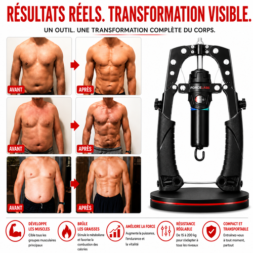 FORCELABS® ENTRAÎNEUR MUSCULAIRE
